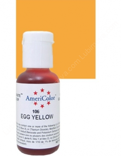 Краситель гелевый Americolor egg yellow, 21г