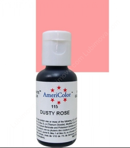 Краситель гелевый Americolor dusty rose, 21г