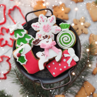 Cookies cutter set «New Year» 6 pc.