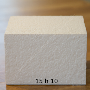 Форма муляжная для торта квадр. 15 см. h 10 см.