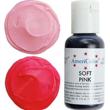 Краситель гелевый Americolor soft pink, 21г