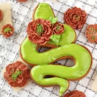 Змея извивается. Форма для пряников. Формочка для печенья.