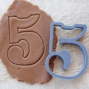 Форма "Цифра 5" 10 см 