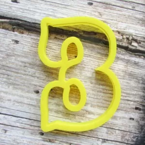 Форма "Цифра - 3" 10 см