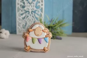 Трафарет+формочка "Барашек"