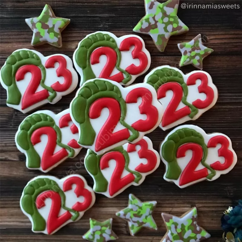 Трафарет+формочка "23 февраля" 