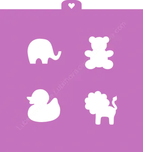 Трафарет "Игрушки"