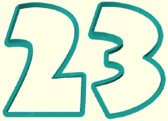 Набор форм "23 февраля" 9 см