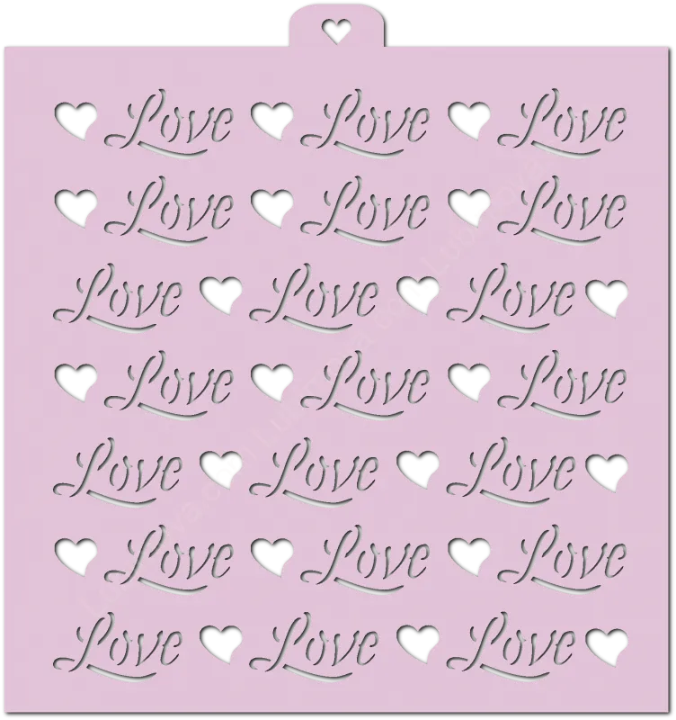 Трафарет "Love №5"
