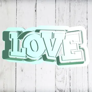 Штамп+резак «Love»