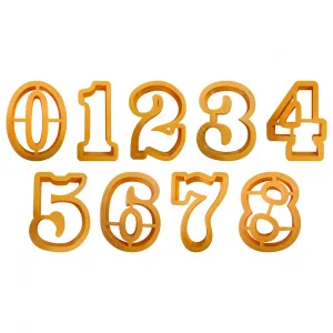 Набор "Цифры от 0 до 9" 7 см, 9 шт