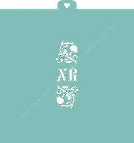 Трафарет "ХВ с узором 1"