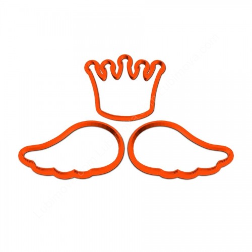 Набор форм «Корона и крылья» 3 шт