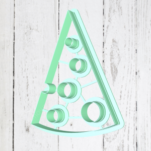 Форма с внутренними элементами «Кусочек сыра»