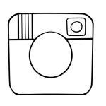 Штамп "Инстаграмм logo" 8 см