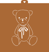 Трафарет+формочка  "Плюшевый медведь"