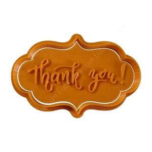 Надпись "Thank you" №2. Форма для пряников с оттиском.