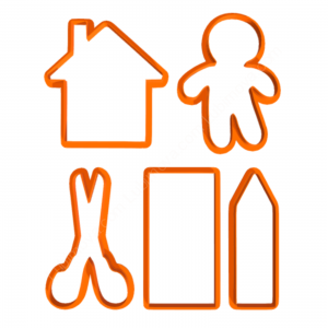 Формы для пряников Детский садик. Набор форм 5 шт.