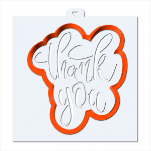 Трафарет+форма "Thank you" 