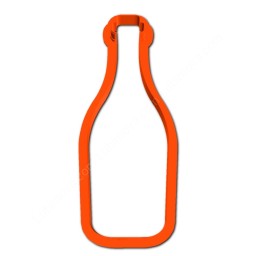 Бутылка шампанского. Форма для пряников. Формочка для печенья. (11 cm (4,3 in))