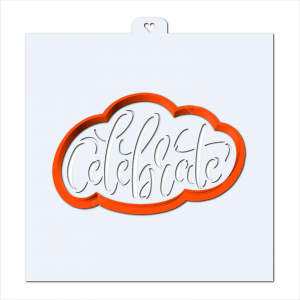Трафарет+форма "Celebrate"