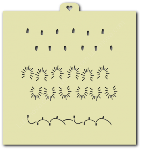 Трафарет «Гирлянда 2»