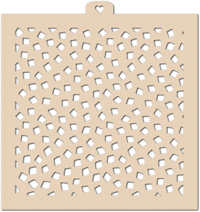 Трафарет «Кубики»