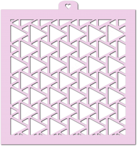 Трафарет «Треугольники 2»