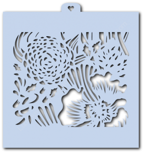 Трафарет «Цветы 2»