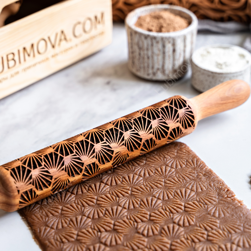 Embossing rolling pin 