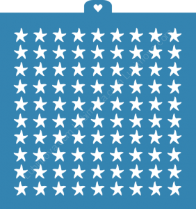 Трафарет "Морские звёздочки"
