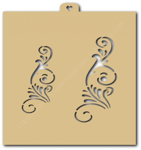 Трафарет "Узор уголок"