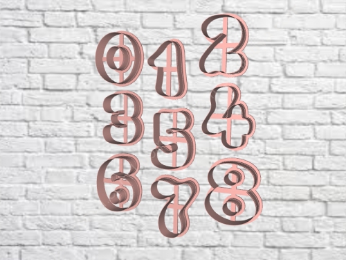 Набор форм «Цифры пузатые 8 см» (349)