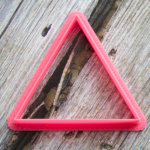 Форма "Геометрическая фигура треугольник равносторонний"