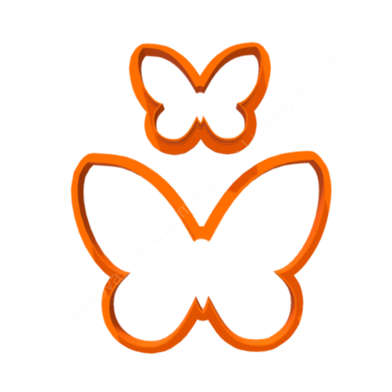 Набор форм "Бабочки №2" 2 шт ZNF