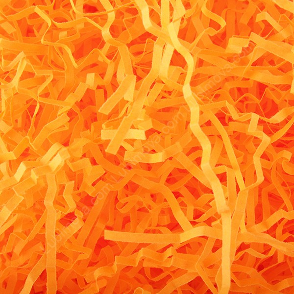 Бумажный наполнитель Оранжевый неон [121], 100 гр
