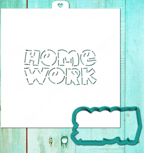 Трафарет+форма "Homework"