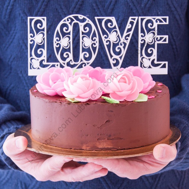Топпер для торта "LOVE 2"