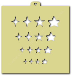 Трафарет «Звезды. Набор»