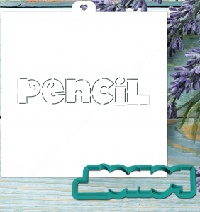 Трафарет+форма "Pencil"