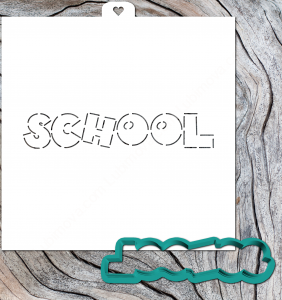 Трафарет+форма "School"