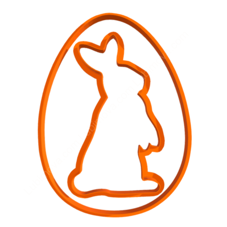 Набор форм "Пасхальный кролик"  2 шт ZNF