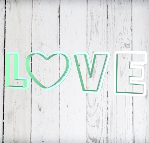Набор мини формочек «Love»