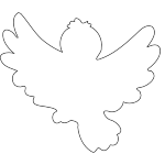 Форма «Птичка с письмом»